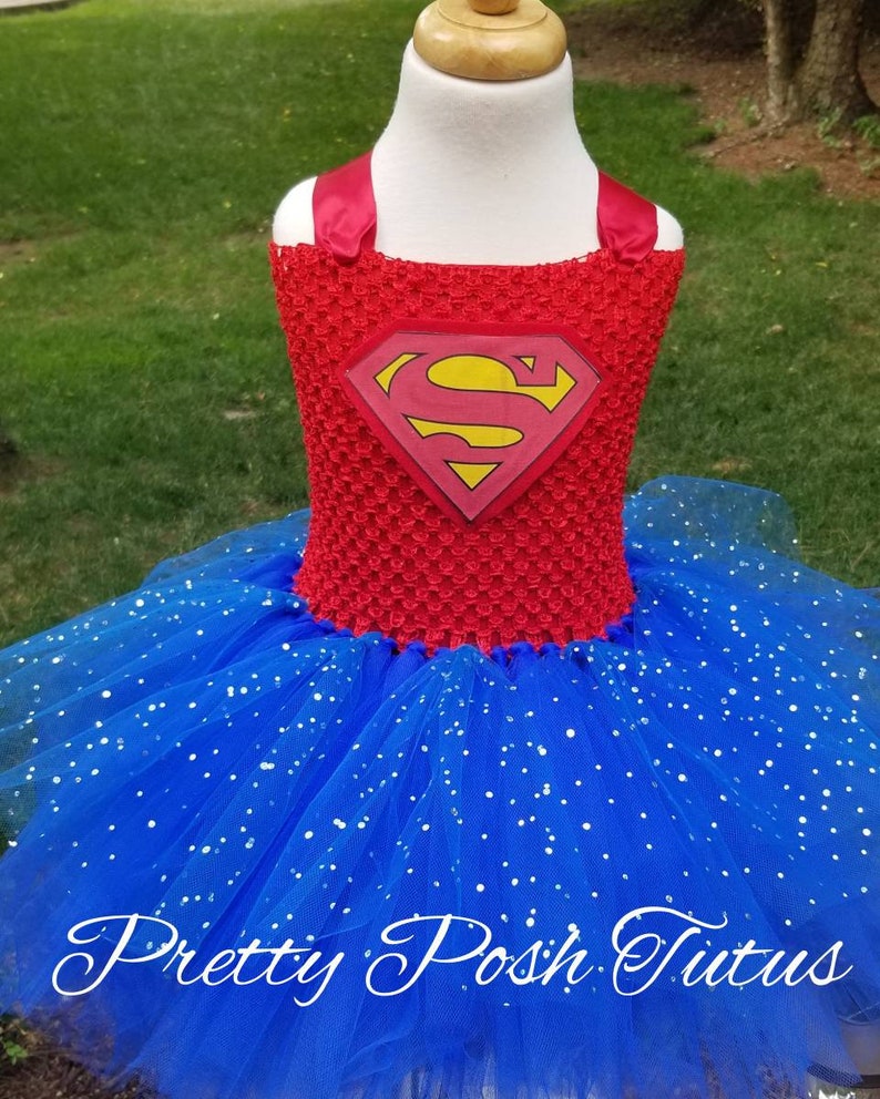 Brand New Supergirl Tutu Dress Pet Costume