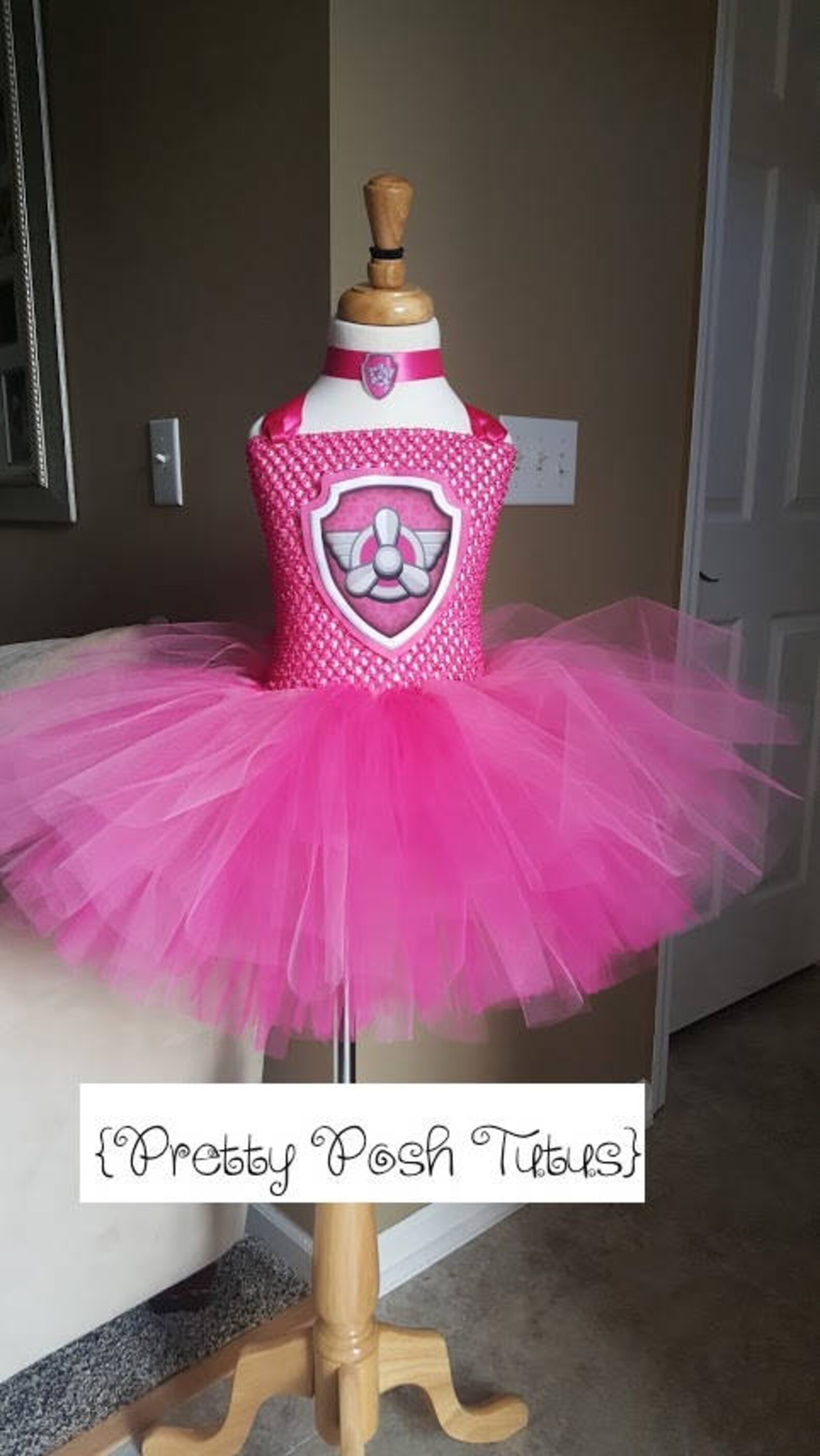 Skye costume, Paw Patrol tutu dress