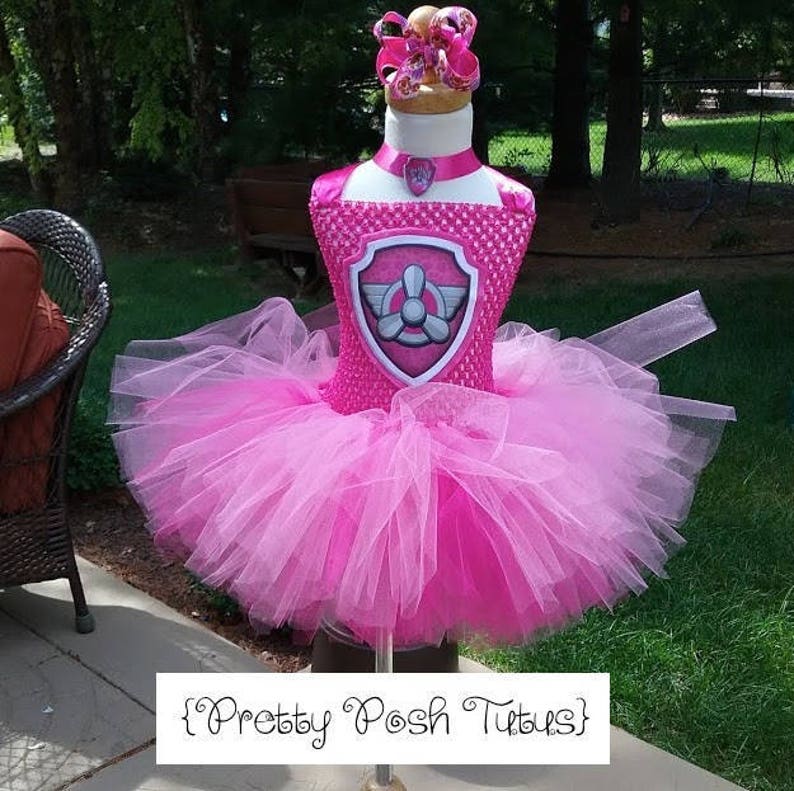 Skye Halloween Costume
 Paw Patrol Skye tutu dress Halloween costume tutu costume
