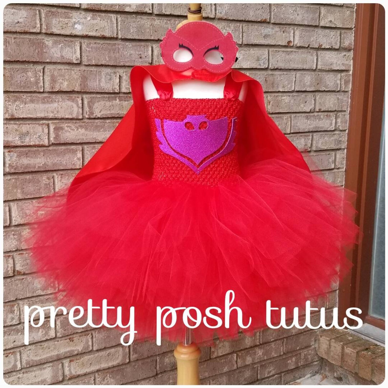 Owlette costume Owlette dress cape and mask All 3 peices. Etsy
