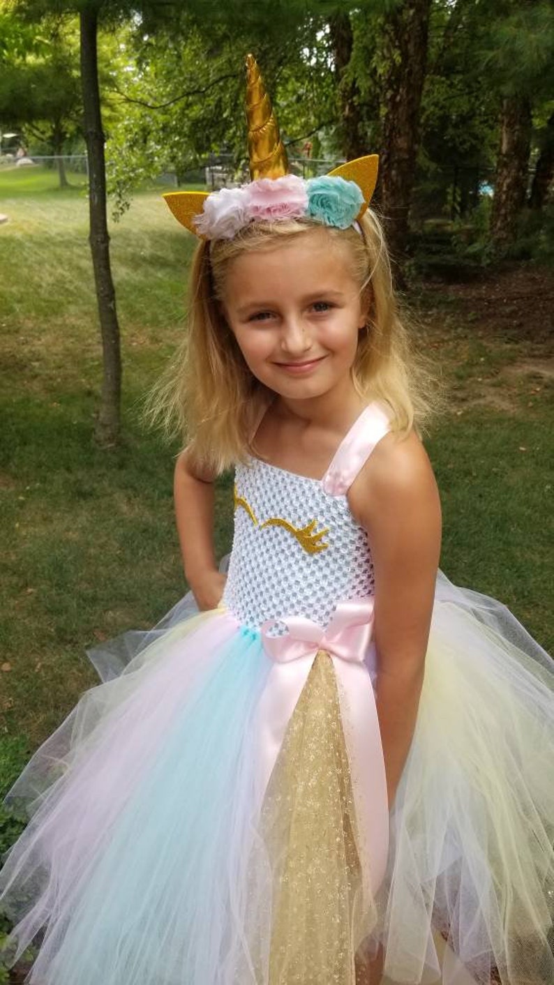 Unicorn Costume Halloween Costume Tutu Costume Birthday Etsy