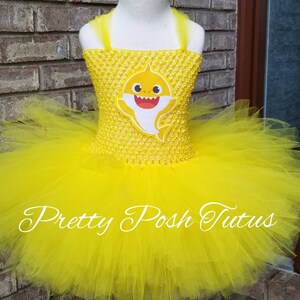 baby shark tutu dress