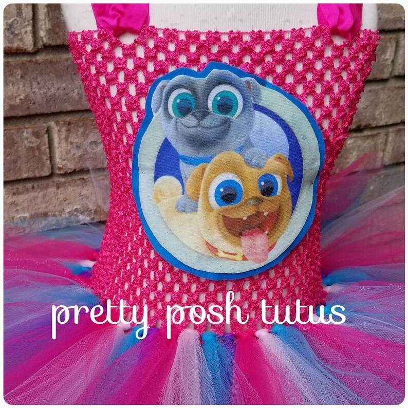Puppy Dog Pals Dress Puppy Dog Pals Tutu Outfit Halloween Etsy