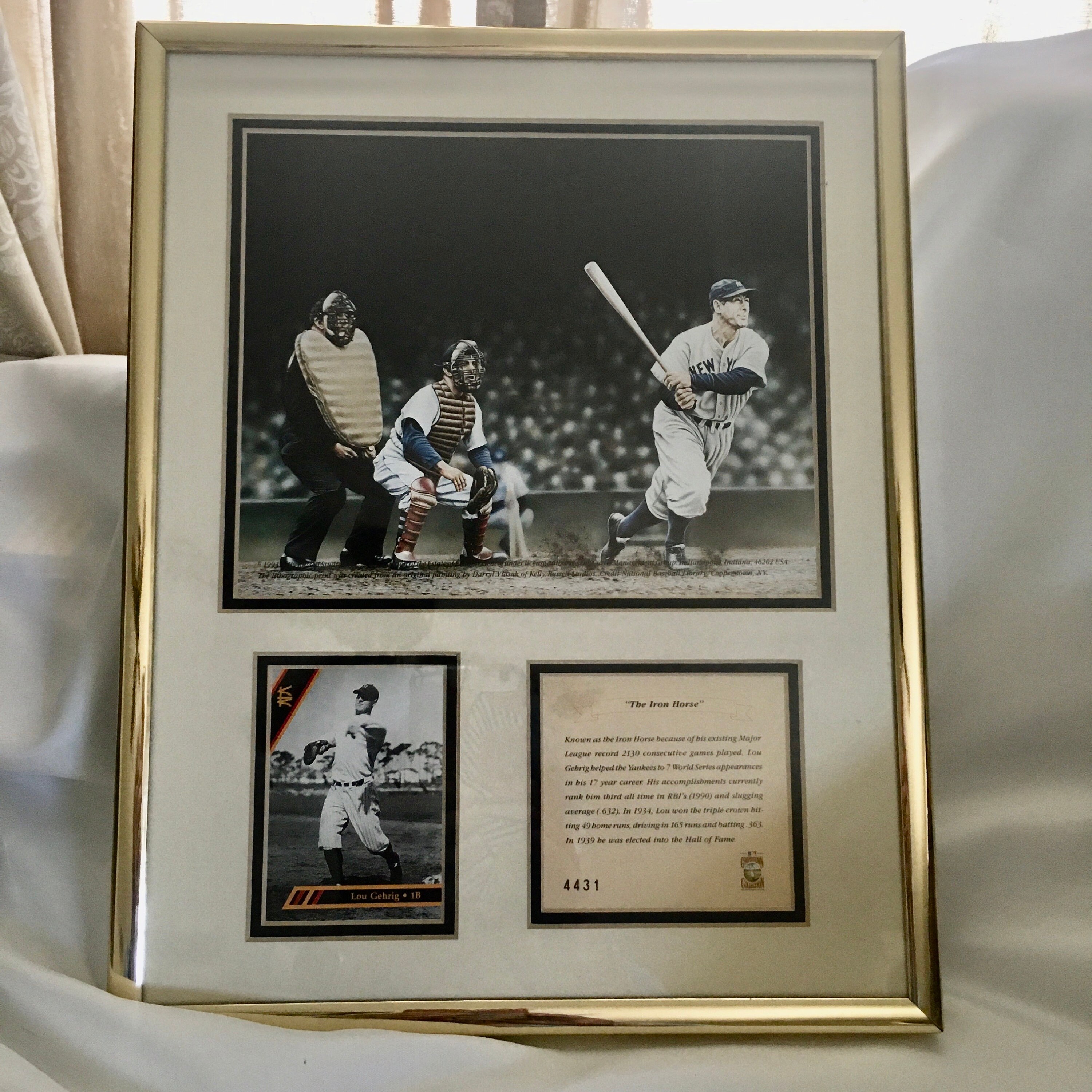 Lou Gehrig memorabilia from an unexpected source - NBC Sports