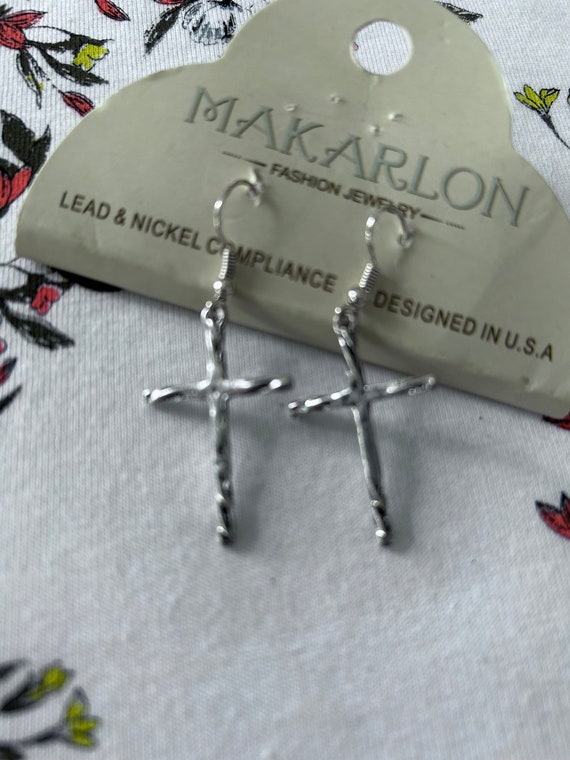 Vintage Makarlon Better Fashion Chiseled Silver-t… - image 4