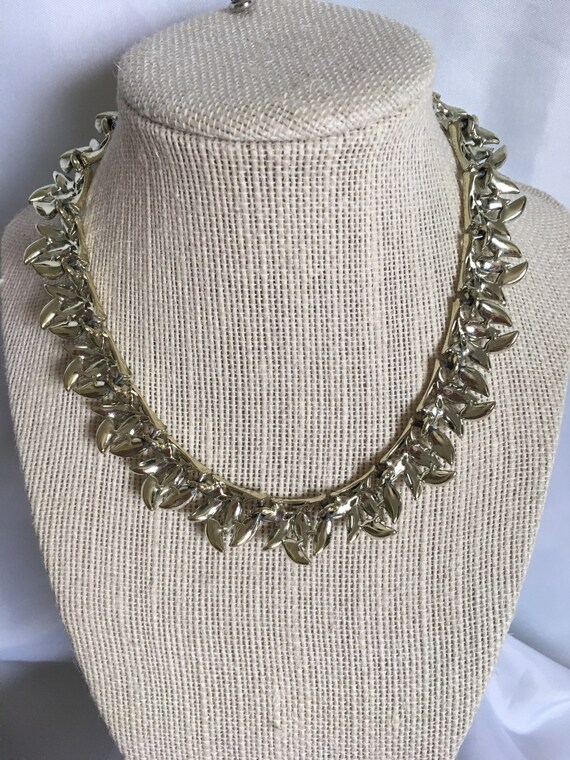 Coro Unique SIlver Plated Statement Etched Shiny … - image 4