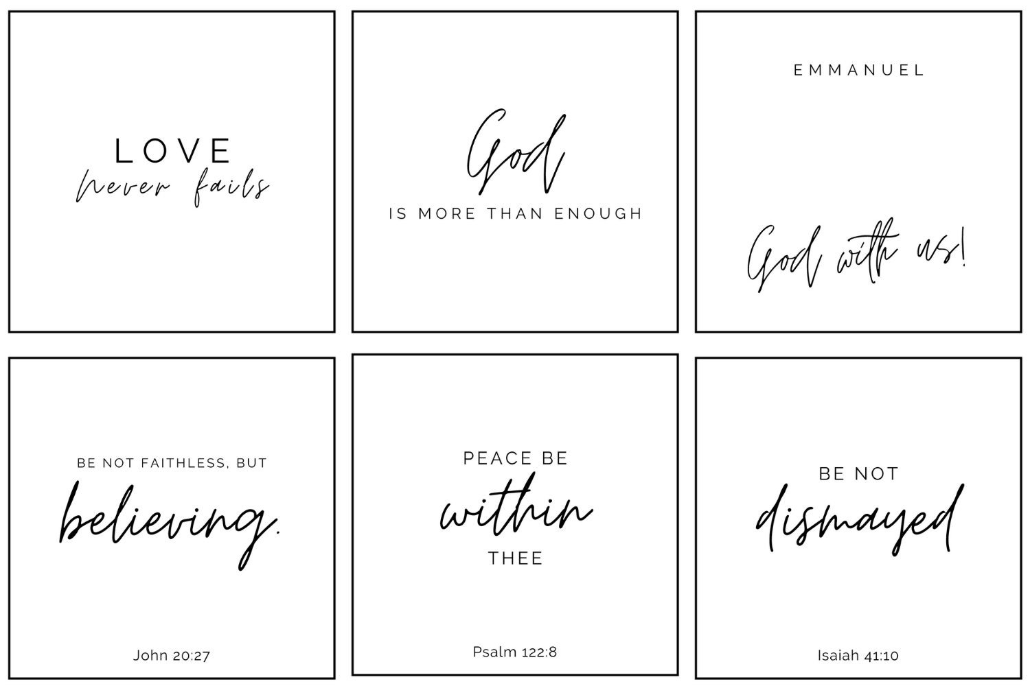 Instagram Bible Verse Graphics | 58 Bible Verses for Social Media ...