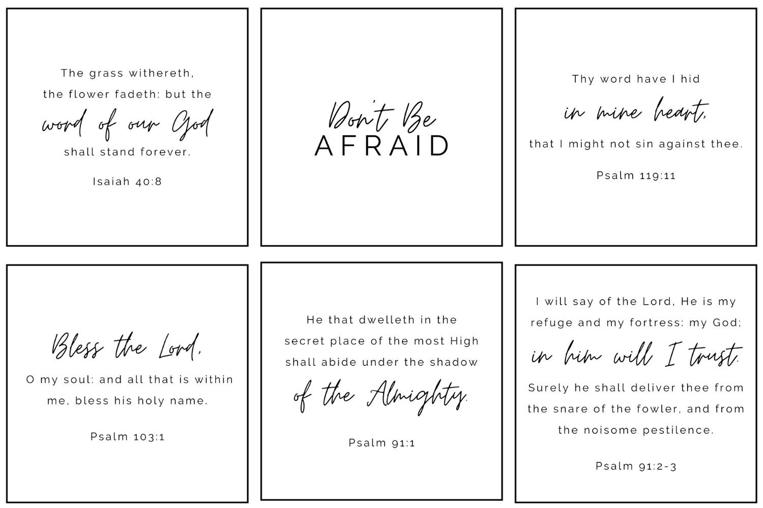 Instagram Bible Verse Graphics | 58 Bible Verses for Social Media ...