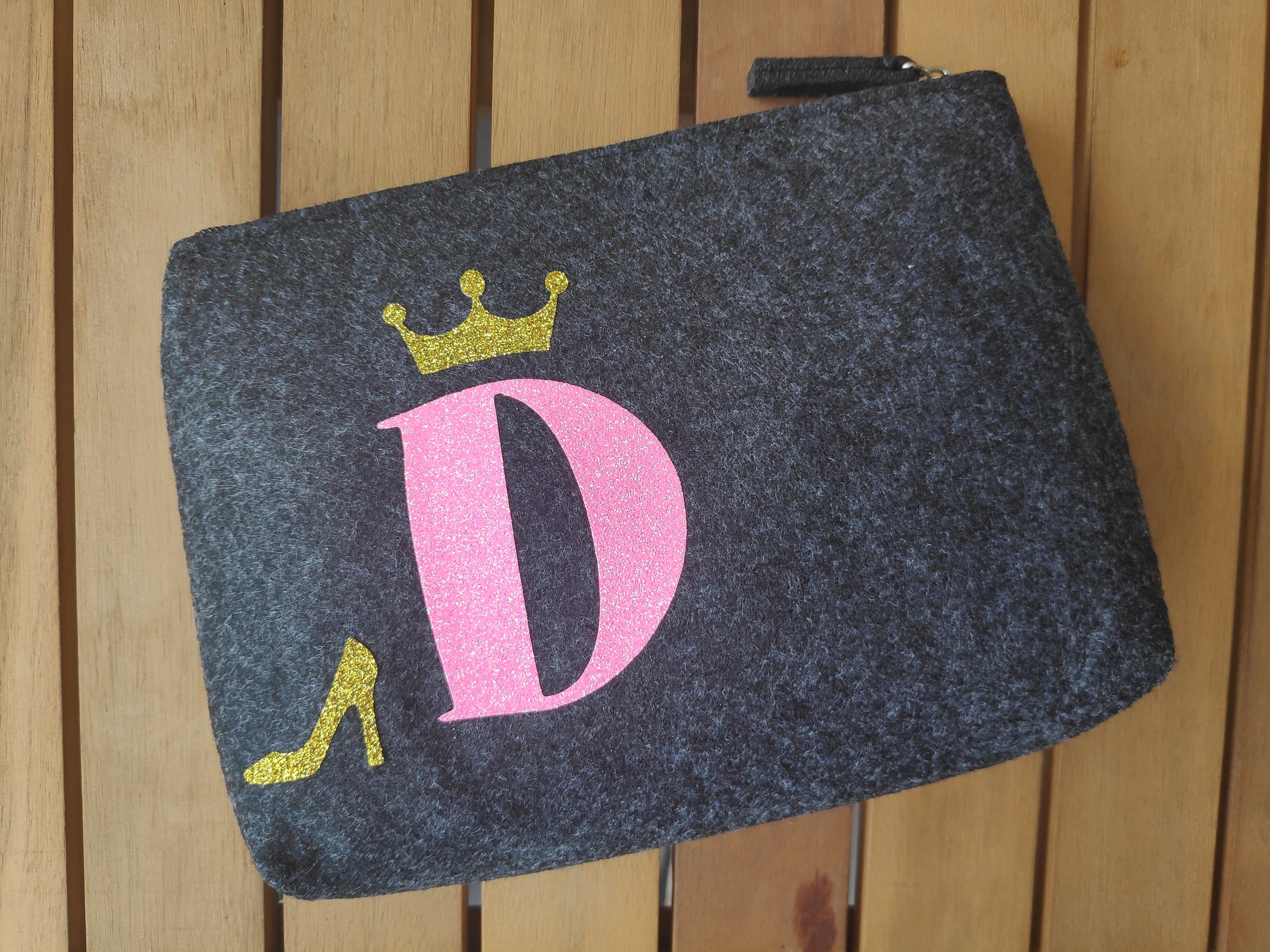 Personalized Toiletry Bag With the Letter of Your Choice Etsy