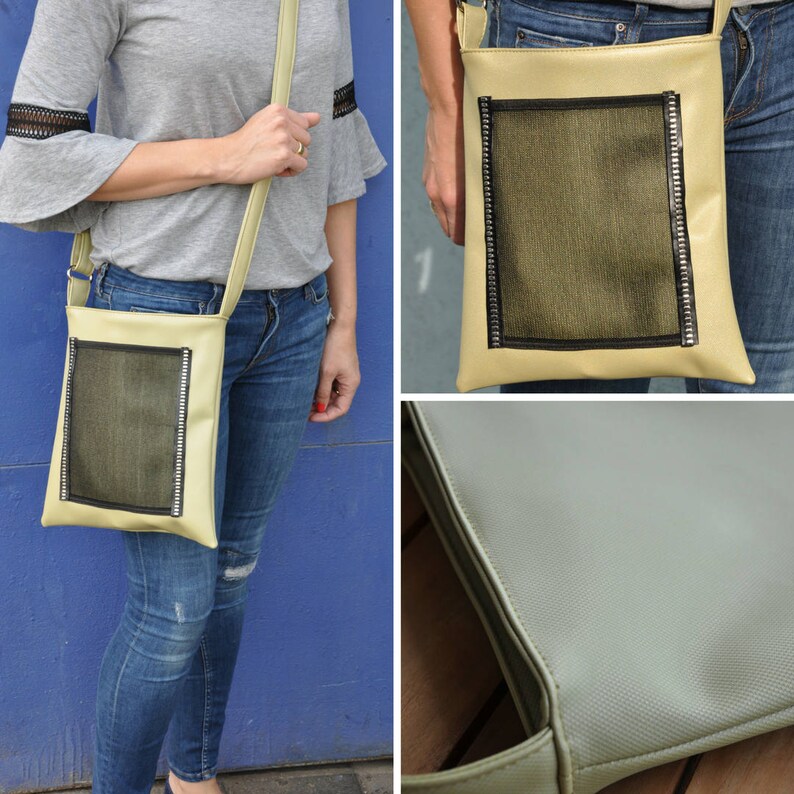 Sage Green crossbody bag Etsy