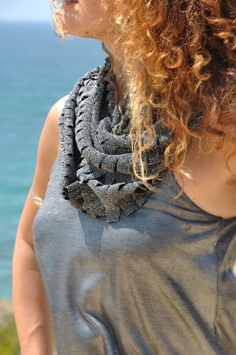 Buttery Soft 'Silver' Cowl main image 0