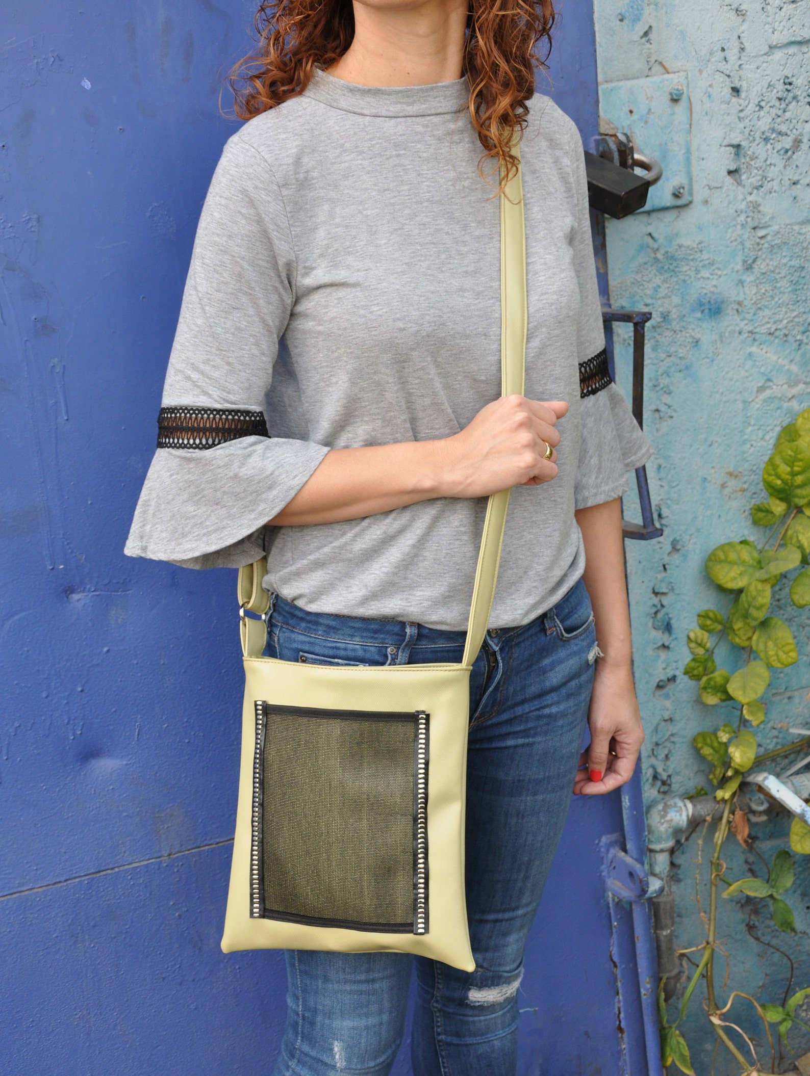 sage cross body bag