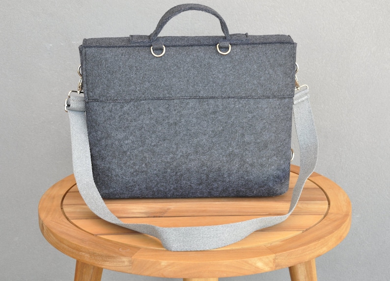 Personalized Laptop Briefcase Bag With Name or Initials Etsy