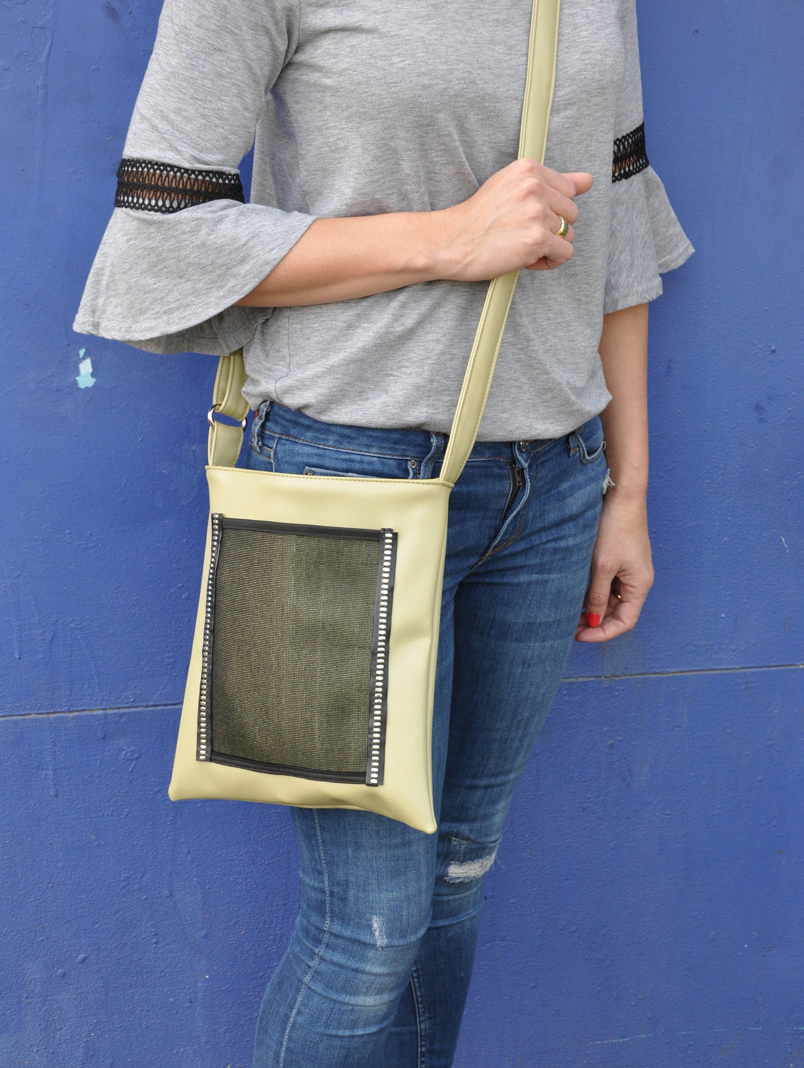 sage cross body bag