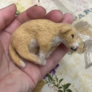 Custom Felted Dog // Needle Felting // Custom Pet Replica // Custom Felted Pet // Custom Felted Fur Baby