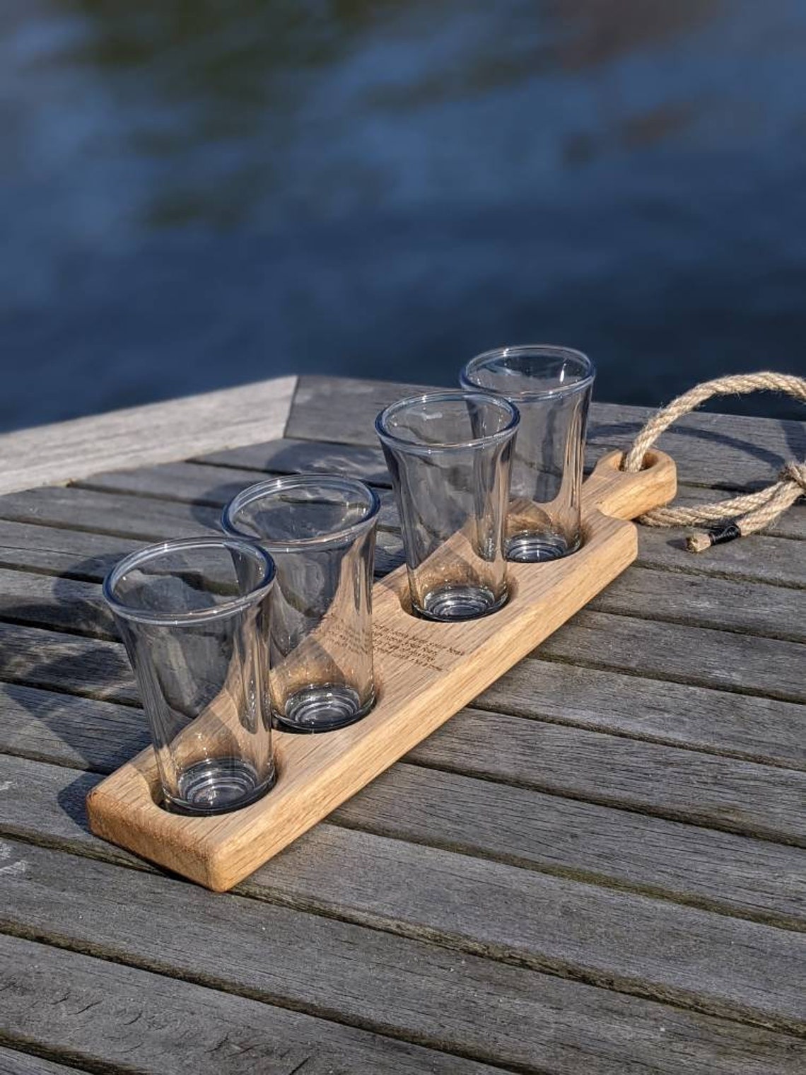 Mini Shot Glass Serving Board Personalised Serving Board Etsy Canada