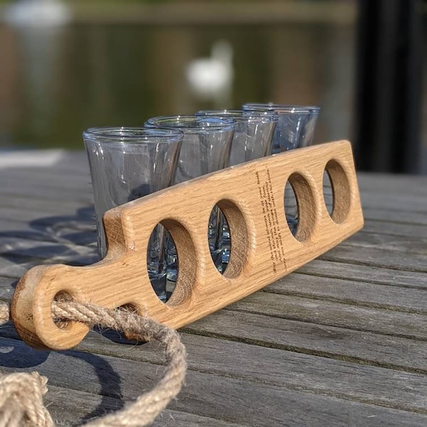 Shot Glass Holder Etsy
