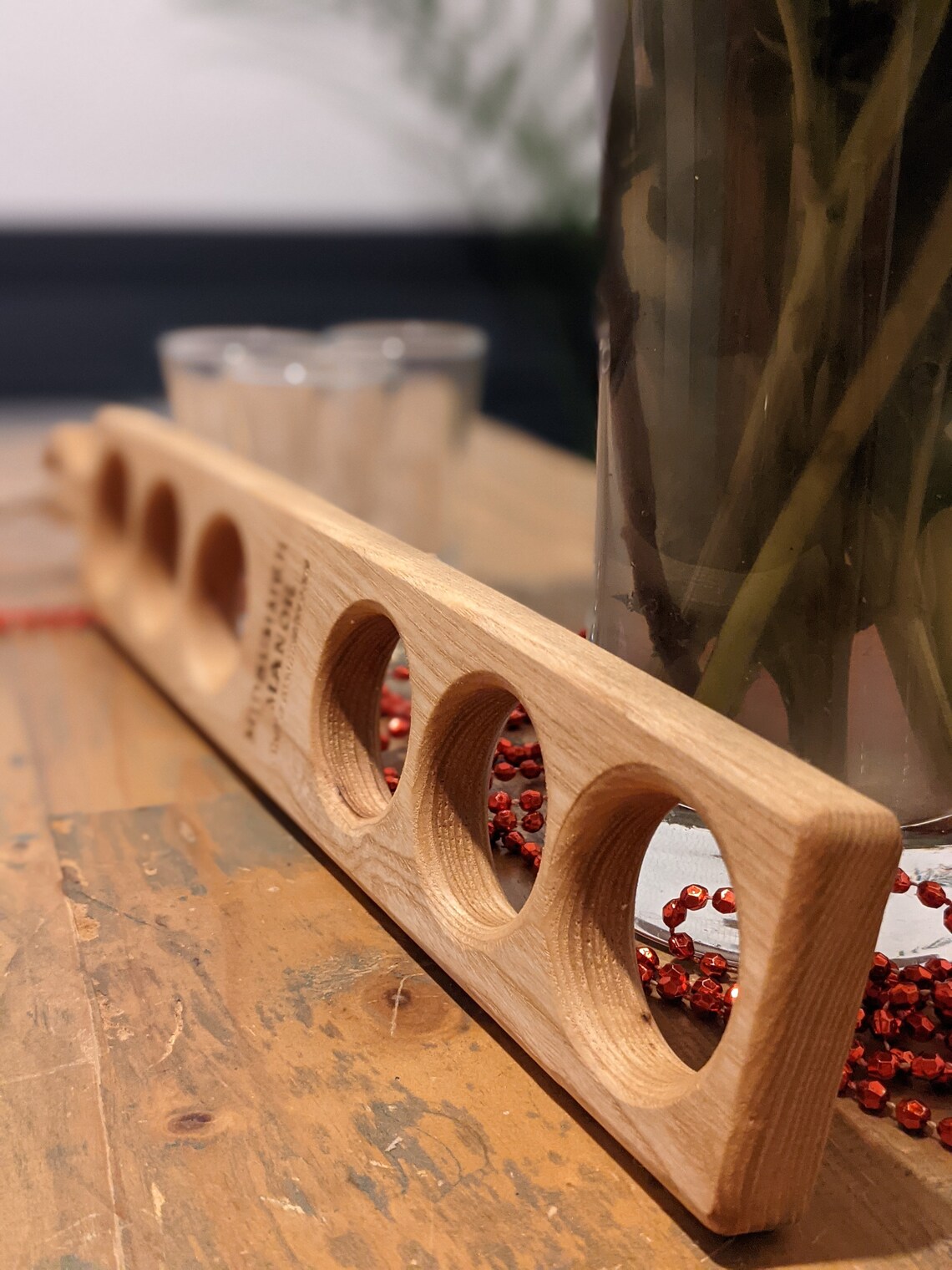 Mini Shot Glass Serving Board Personalised Serving Board Etsy Canada