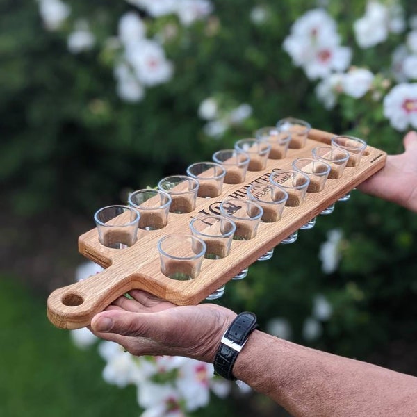 Shot Glasses Flight Tray Etsy