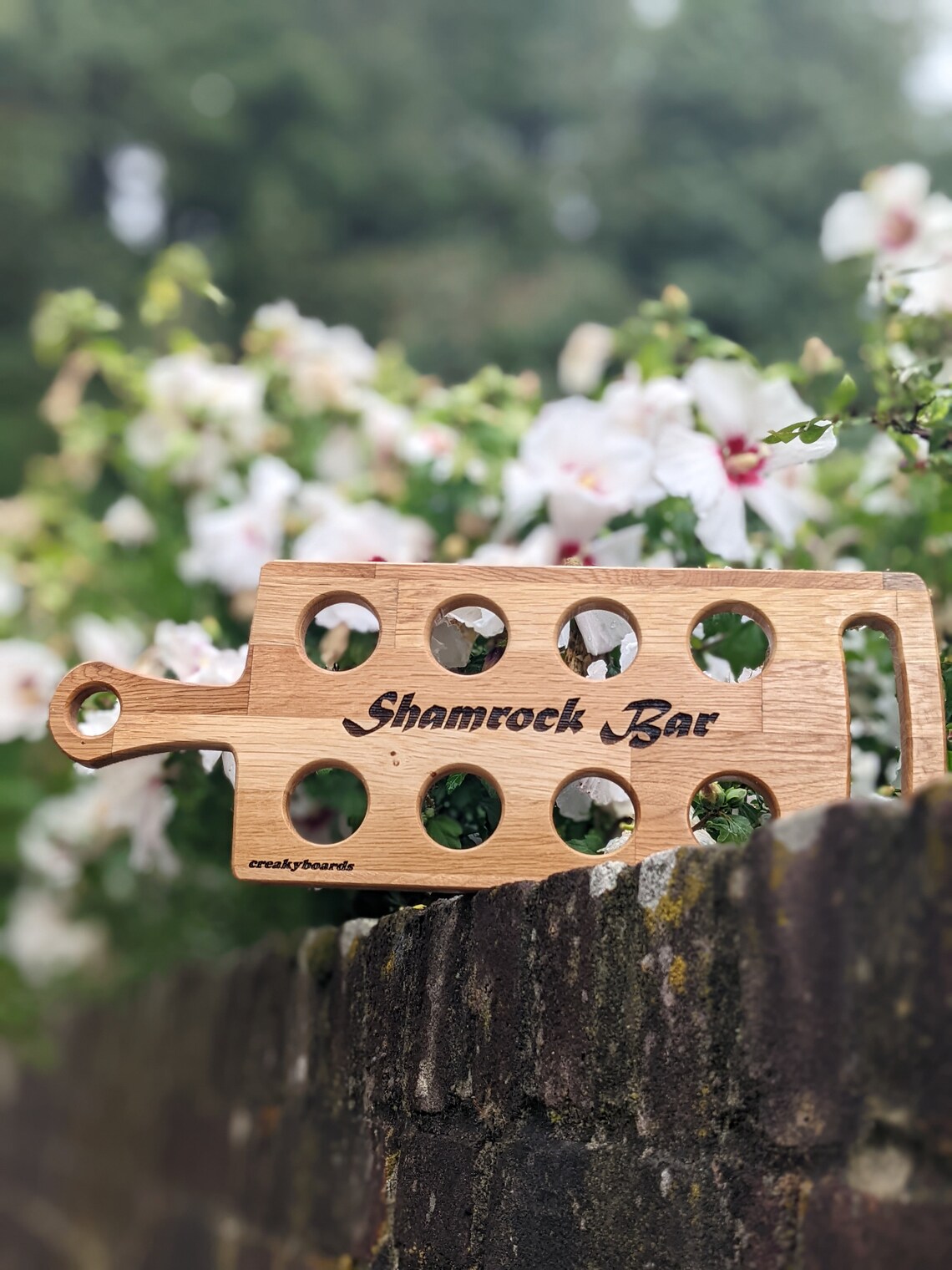 Bespoke Shot Glass Serving Board Personalised Serving Board Etsy