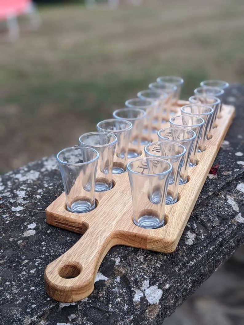 Massive 16 Personalised Shot Board - Shooting Board - Flight Tray ...