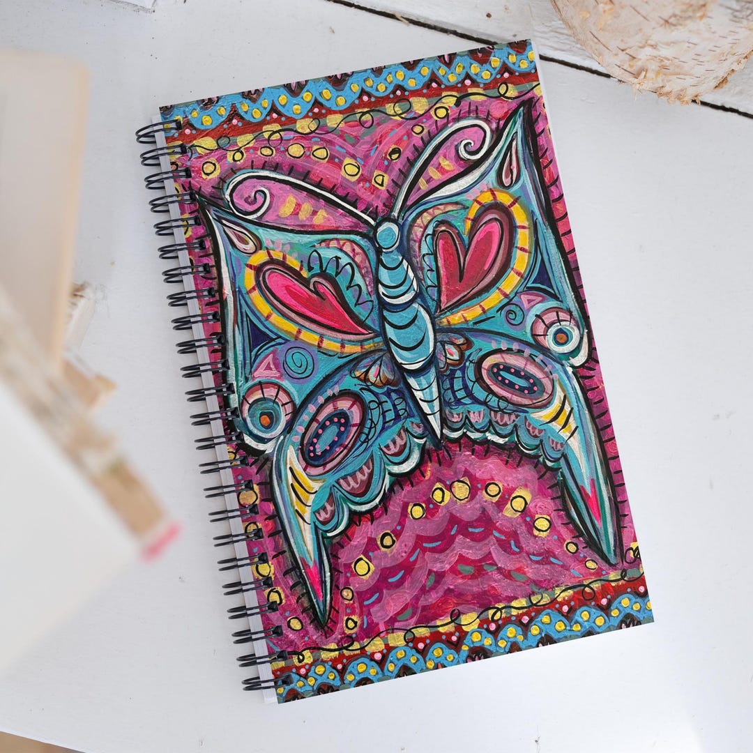 Butterfly Effect Notebook Butterfly Spiral Notebook - Etsy