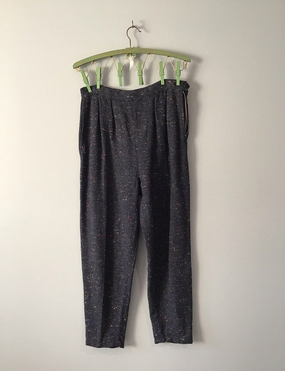 Highwaisted Ankle Length Trousers Fifties Sixties