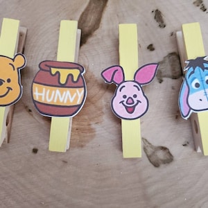 Winnie the pooh clothespins