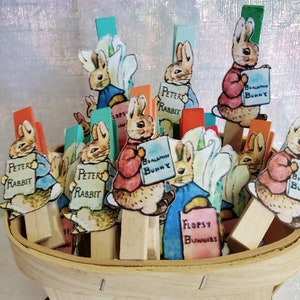 Peter Rabbit clothespins