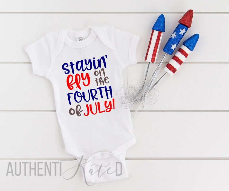 first fourth of july onesie