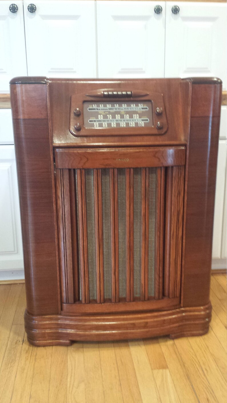 Vintage Philco Radio Etsy