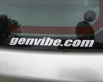 GenVibe dot com decal