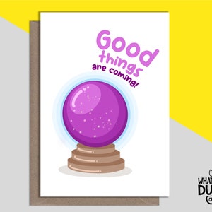 Jolie carte de voeux de rétablissement faite main pour la lutte contre le cancer, la chirurgie, le rétablissement, l'opération et la rupture par What the Duck - BALL