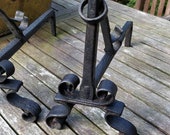 18th century French fireballs of wrought iron