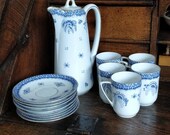 Reinhold Schlegelmilch German porcelain tea service, eggshell porcelain