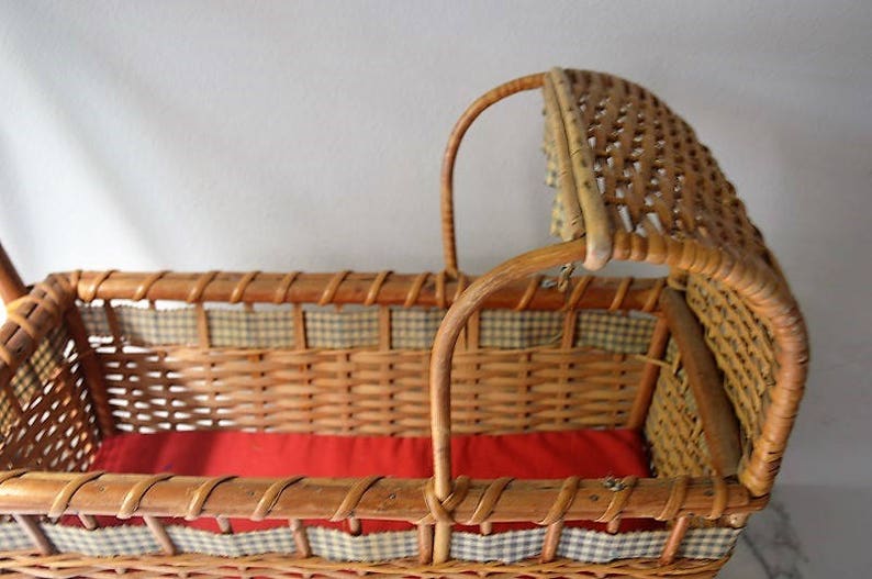 Wicker Doll Wagon