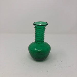 Vintage crackle glass small jug/ vase