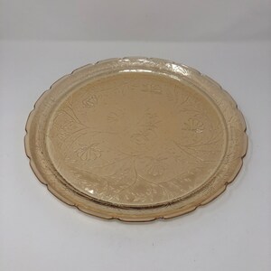 Large vintage Jeanette glass platter