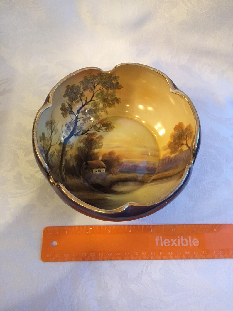 Vintage Noritake Morimura handpainted bowl