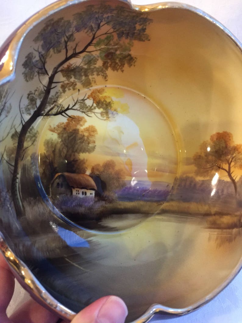 Vintage Noritake Morimura handpainted bowl