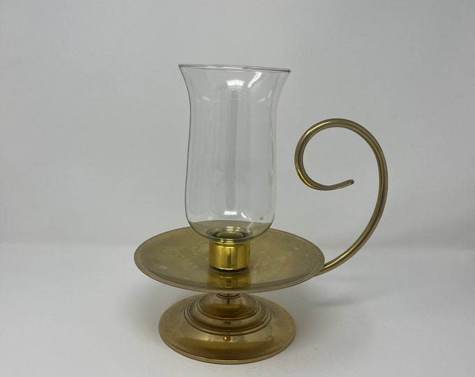 Vintage Large Baldwin in America Brass Candlestick Etsy