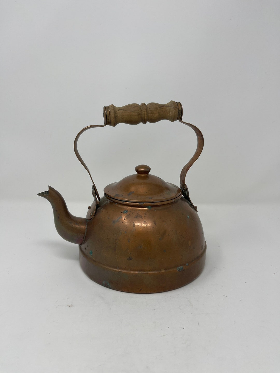 Vintage Copper Small Tea Kettle not Perfect, Decorative Use Only Etsy