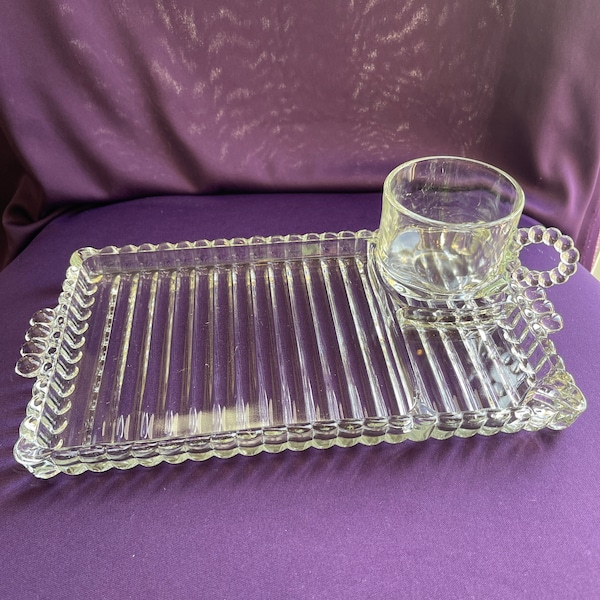 Vintage Snack Tray Etsy