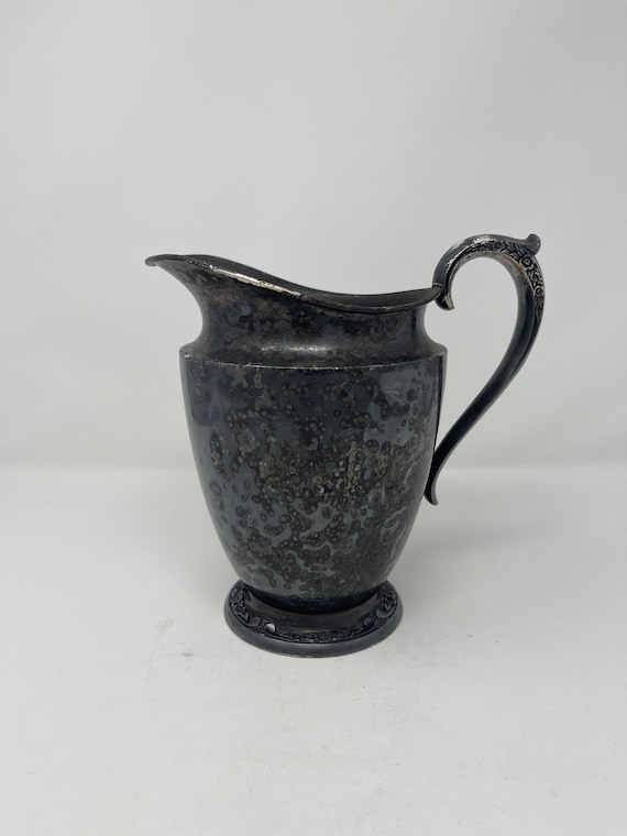 Vintage Silver Plated Pitcher/ Jug/ Vase/ Decorative Item (has