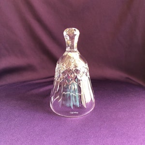 Vintage glass bell, Waterford crystal