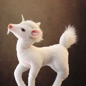Baby Unicorn - Fully Poseable Art Doll with Poseable Ears - READY TO GO