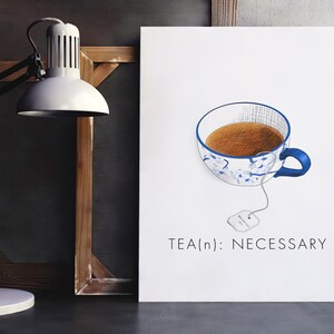 Tea(n): Necessary, Tea Time, Digital Download - Etsy