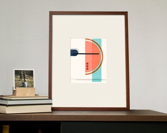 Mid-Century Moderne Geometrische Poster 5 Digitale Print