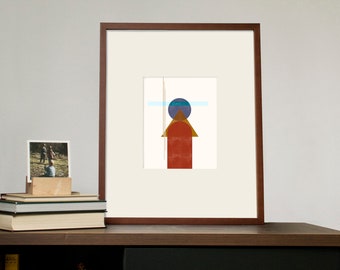 Mid-Century Moderne Geometrische Poster 10 Digitale Print