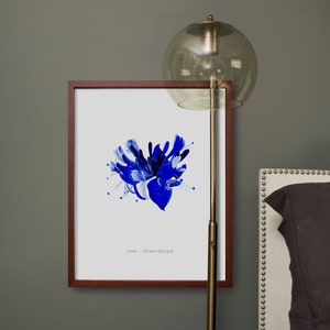 June Birth Month Flower - Honeysuckle Digital Print